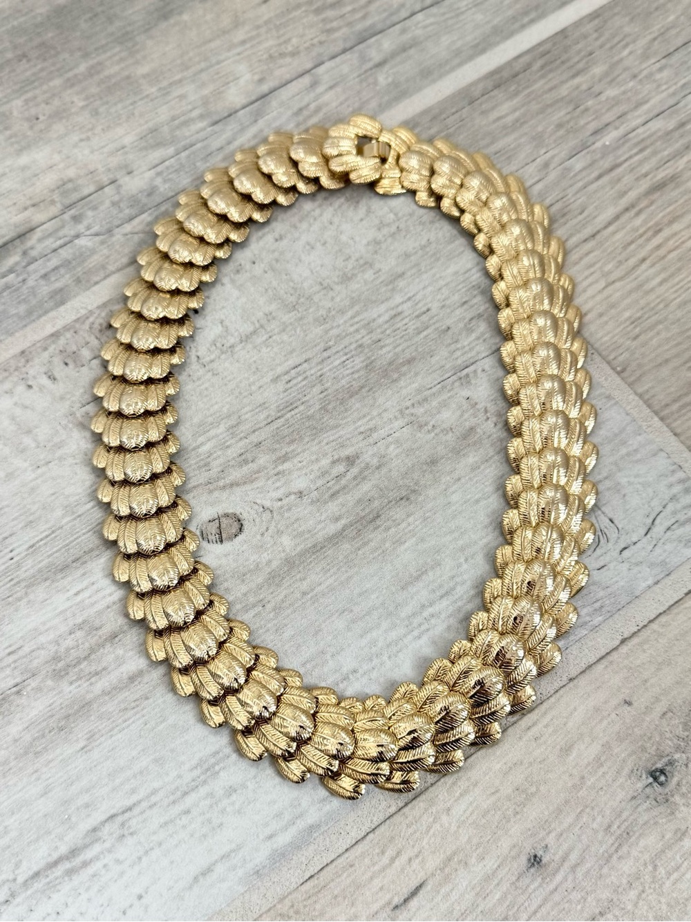 Chunky Gold Choker Necklace